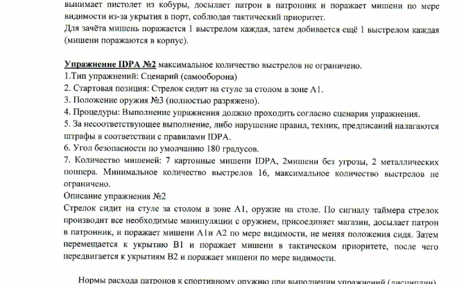 Клубный матч по практической стрельбе из пистолета по правилам IDPA